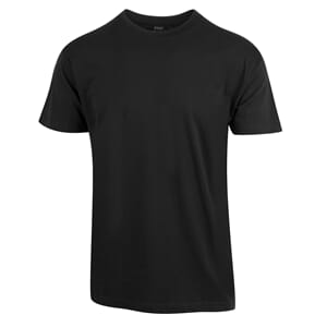Classic t-shirt sort m/trykt navn