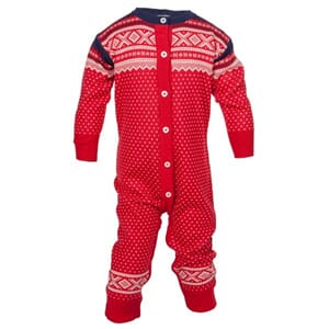 Marius bambus heldress rød