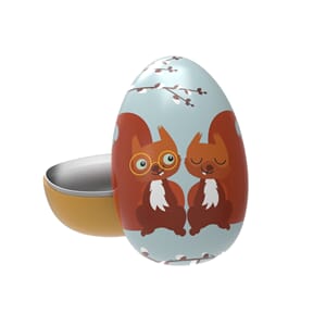 Påskeegg Blafre 2 ekorn m/trykt navn