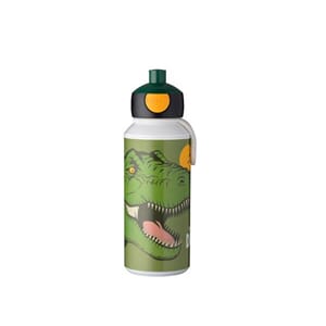 Drikkeflaske Pop-up Dino 400ml m/navn