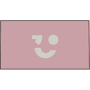 Pannebånd rosa m/reflex og brodert navn