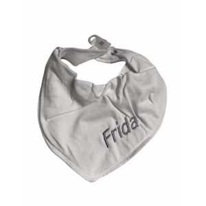 Smekke bib m/navn, snow white