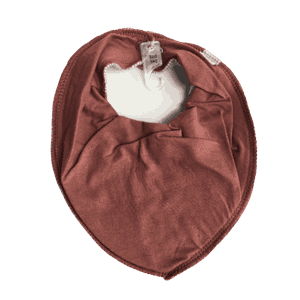 Smekke bib whitered rosa