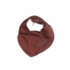 Smekke bib withered rosa m/ brodert navn