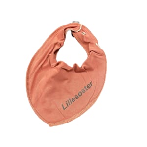 Smekke bib m/trykt navn withered rosa