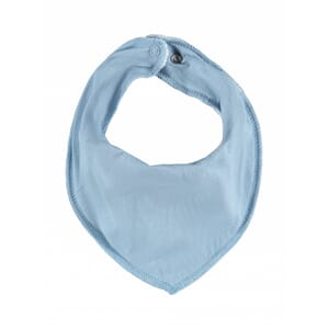 Smekke bib m/trykt navn dusty blue