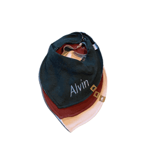 smekke bib 3 pk rib m/brodert navn