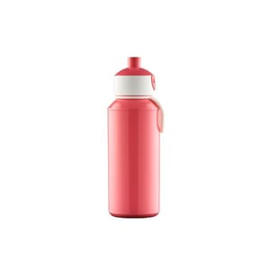 Drikkeflaske Pop-up rosa 400ml  m/navn