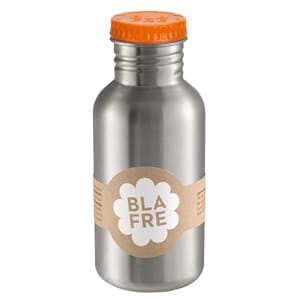 Blafre stålflaske 500ml orange m/trykt navn
