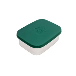 Stålmatboks 3 roms mørk grønn