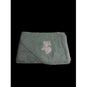 Badehåndkle flodhest m/hette og navn