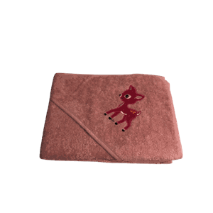 Badehåndkle bambi m/hette og navn