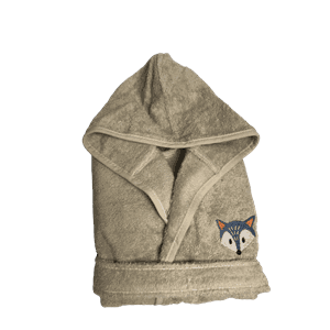 Badekåpe barn med brodert navn Rev