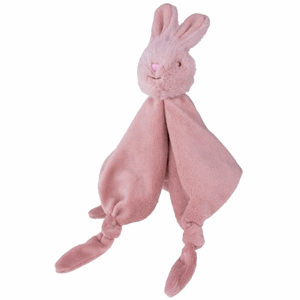 Koseklut Tinka kanin rosa 30x30cm m/navn