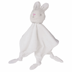 Koseklut Tinka kanin hvit 30x30cm m/navn