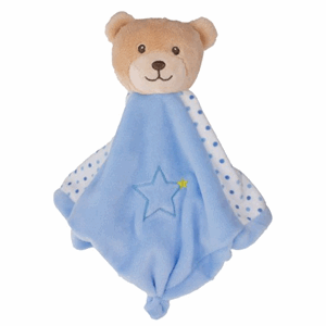 Koseklut Tinka bamse rosa 28x28cm