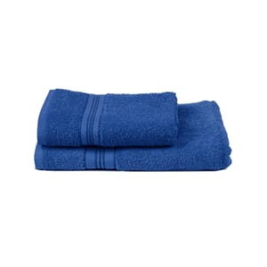 Luxus badehåndkle 70x140 blå  med brodering