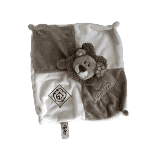 Tinka koseklut Løve m/Rangle og navn