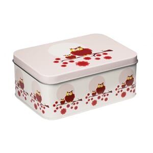 Blafre matboks ugle rød