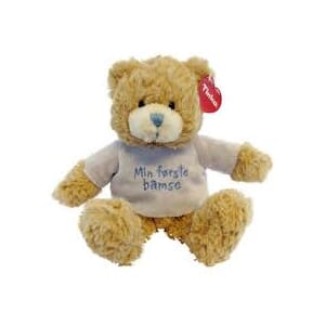 Tinka min første bamse blå 25cm