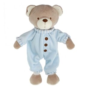 Tinka bamse med pysj blå  25 cm